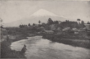 FUJIYAMA FROM ORNIYA VILLAGE